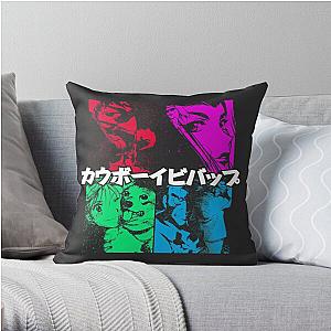Cowboy Bebop Pillows - Let's Jam T-Shirt (color) Throw Pillow Cover RB2910