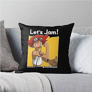 Cowboy Bebop Pillows - Jamming with Edward Throw Pillow Cover RB2910