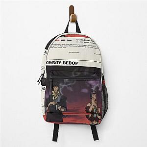 Cowboy Bebop Backpacks - Anime Poster Backpack RB2910