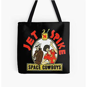 Cowboy Bebop Bags - Jet &amp; Spike Space cowboys Ramen  All Over Print Tote Bag RB2910