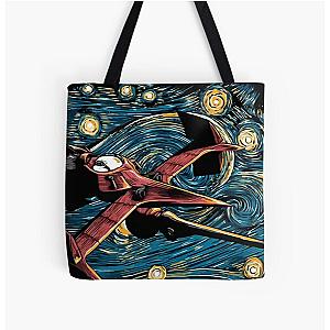 Cowboy Bebop Bags - Starry Night Cowboy Bebop All Over Print Tote Bag RB2910