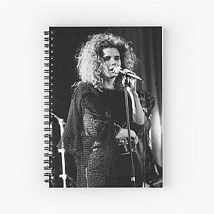 Margo Timmins - Cowboy Junkies - BW Photograph Spiral Notebook