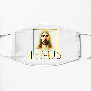 JESUS MOIST CR1TIKAL PEGUINZ0 Flat Mask