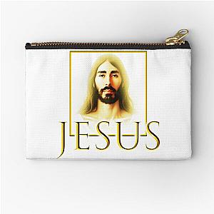 JESUS MOIST CR1TIKAL PEGUINZ0 Zipper Pouch