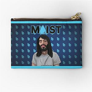 Moist Cr1tikal digital portrait Zipper Pouch