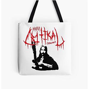 MOIST CR1TIKAL DEATH METAL All Over Print Tote Bag