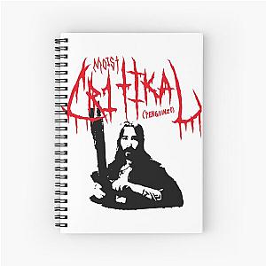 MOIST CR1TIKAL DEATH METAL Spiral Notebook