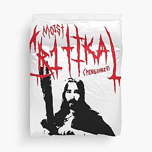 MOIST CR1TIKAL DEATH METAL Duvet Cover