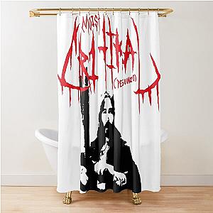 MOIST CR1TIKAL DEATH METAL Shower Curtain