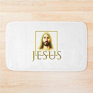 JESUS MOIST CR1TIKAL PEGUINZ0 Bath Mat