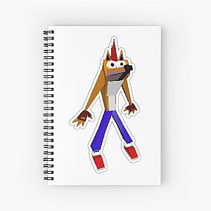 crash bandicoot whoa Spiral Notebook