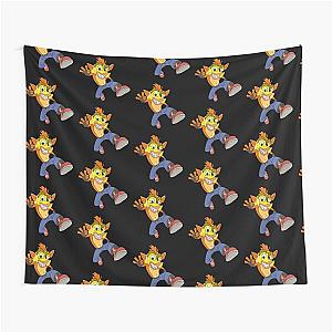 Tennis Ball Head Crash Bandicoot Tapestry