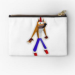 crash bandicoot whoa Zipper Pouch