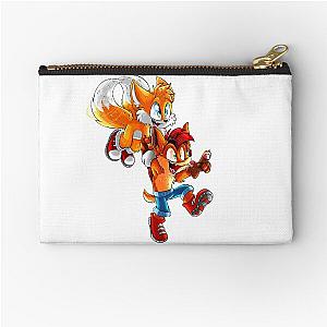 tails and crash  Zipper Pouch