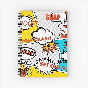 Pow Crash Spiral Notebook