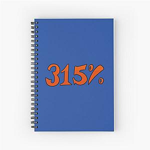 315% (Crash Trilogy Completion) Spiral Notebook