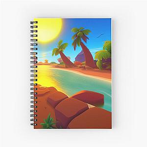 Bandicoot Sunset Spiral Notebook