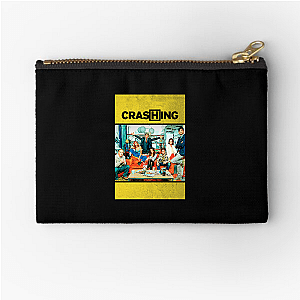 Crashing Couch Surfing Life Crashing Zipper Pouches