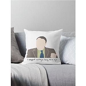 i stopped caring a long time ago - creed bratton Throw Pillow