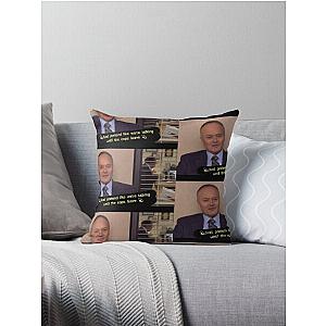 CREED BRATTON  JUST PRETEND  THE OFFICE US Throw Pillow