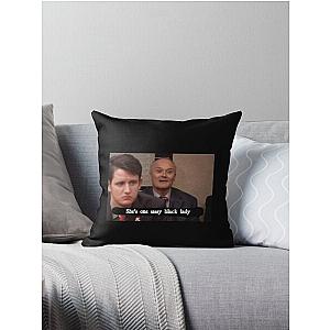 SASSY BLACK LADY 2  CREED BRATTON  THE OFFICE US Throw Pillow