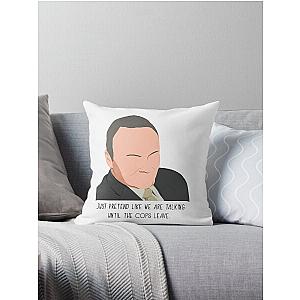 Creed Bratton (The office) cops leaving Throw Pillow