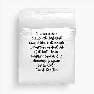 Catrwheel quote Creed Bratton - The Office (US) Duvet Cover