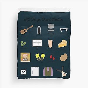 The Office All Things Creed Bratton  Duvet Cover