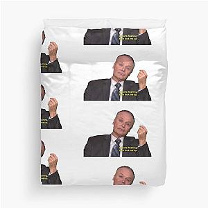 Flashing Creed Bratton The Office Duvet Cover