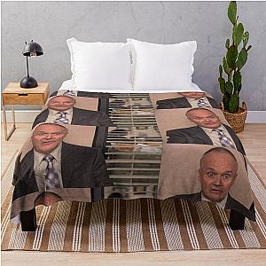 Creed Bratton Surprised - The Office Throw Blanket