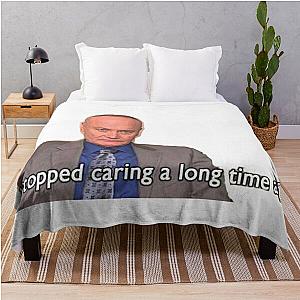 Stopped caring Creed Bratton The Office Throw Blanket