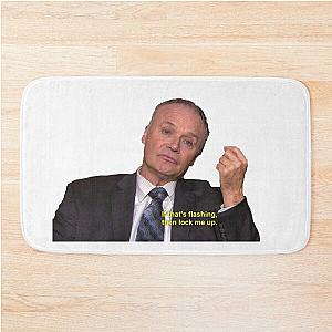 Flashing Creed Bratton The Office Bath Mat