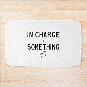 The Office Creed Bratton In Charge of Something Black Bath Mat