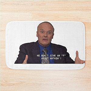 Dont give a F Creed Bratton The Office Bath Mat