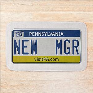 NEW MGR - Creed Bratton New Manager License Plate Bath Mat