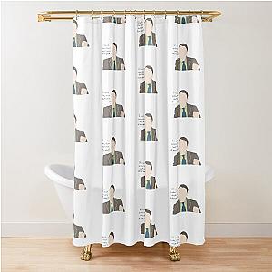 if i can't scuba, then what's this all been about? - creed bratton Shower Curtain