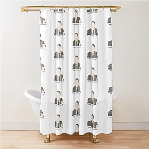 i stopped caring a long time ago - creed bratton Shower Curtain