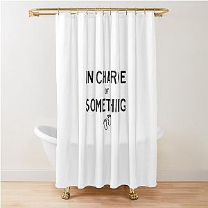 The Office Creed Bratton In Charge of Something Black Shower Curtain