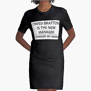 Creed Bratton is the new manager! Change my mind. Graphic T-Shirt Dress