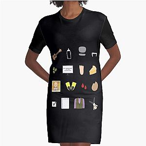 The Office All Things Creed Bratton  Graphic T-Shirt Dress