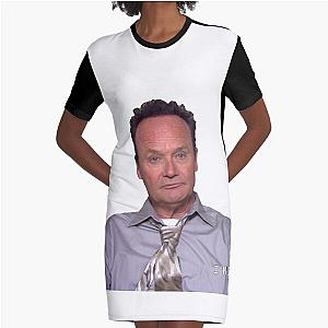 Young Creed Bratton The Office Graphic T-Shirt Dress