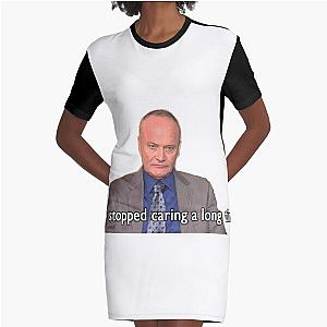 Stopped caring Creed Bratton The Office Graphic T-Shirt Dress