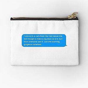 Creed Bratton quote the office  Zipper Pouch