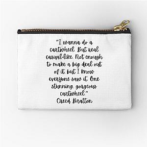 Catrwheel quote Creed Bratton - The Office (US) Zipper Pouch