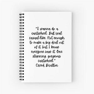 Catrwheel quote Creed Bratton - The Office (US) Spiral Notebook