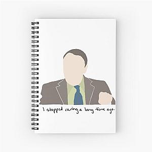 i stopped caring a long time ago - creed bratton Spiral Notebook