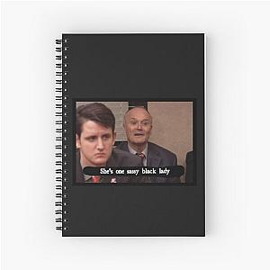 SASSY BLACK LADY 2  CREED BRATTON  THE OFFICE US Spiral Notebook