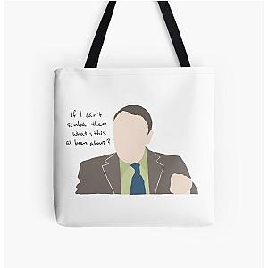 if i can't scuba, then what's this all been about? - creed bratton All Over Print Tote Bag