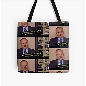 CREED BRATTON  JUST PRETEND  THE OFFICE US All Over Print Tote Bag