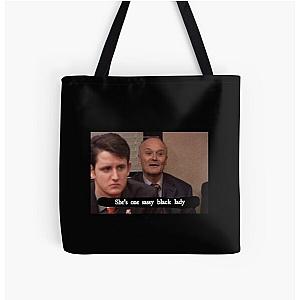 SASSY BLACK LADY 2  CREED BRATTON  THE OFFICE US All Over Print Tote Bag